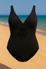Immagine di PLUS SIZE BLACK TUMMY CONTROL SWIM SUIT